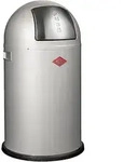WESCO Abfallsammler PUSHBOY JUNIOR 175531-11 in SILBER mit 22 Liter Volumen /