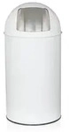 hjh OFFICE M&uuml;lleimer 50 Liter PUSH 50L Abfalleimer M&uuml;lltrenner rund f&uuml;r K&uuml;che,