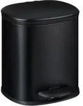 Relaxdays M&uuml;lleimer Bad, 5 l, Kosmetikeimer mit Soft-Close, matte Optik, 2