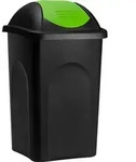 Stefanplast&reg; M&uuml;lleimer mit Schwingdeckel 60L Abfalleimer Geruchsarm K&uuml;che Bad