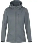 JAKO Damen Softshelljacke Premium, Farbe:steingrau, Gr&ouml;&szlig;e:34 - Grau - 34