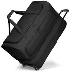 Redolz Duffle Essentials 2-Rollen Reisetasche 70 cm L mit Dehnfalte - Schwarz