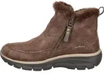 Skechers Relaxed Fit: Easy Going - Cool Zip! Enkellaarsjes Plat - Donkerbruin -...
