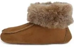 Lammfell Hausschuhe - IBIZA COGNAC - Schuhgr&ouml;&szlig;e: EUR 42 - 42