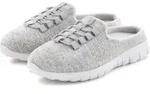 Vivance Dreams Pantolette Sneaker, Hausschuh, hellgrau Gr&ouml;&szlig;e 41 - Hellgrau -...