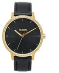 Nixon A108 513 Kensington Leather Gold/Black Damenuhr - Schwarz