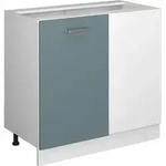 Eckunterschrank Vicco R-Line Blau-Grau 86 cm ohne Arbeitsplatte, Model 41155 -