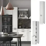 Apothekerschrank Vicco R-Line Wei&szlig; Landhaus 30 cm, Model 37812 - Wei&szlig;