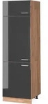 K&uuml;hlumbauschrank Vicco R-Line Anthrazit Hochglanz 60 cm, Model 37128 -