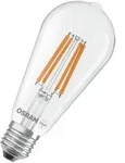 OSRAM LED-Lampe in klassischer Globeform, mit dekorativem LED-Filament im...