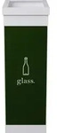 Paperflow M&uuml;lltrenner Glas CTSGL.13 60l ws - Wei&szlig;/Gr&uuml;n