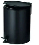5-liter-treteimer aus schwarzem material Kela line 23702 - Schwarz