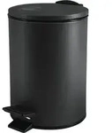 Spirella Treteimer Cannes - schwarz - 3 Liter - Metall - 17x25 cm - soft-close -