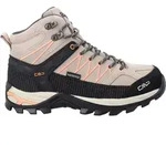 CMP Rigel Mid Waterproof Damen Leder Trekking Schuhe mit Clima Protect beige EU...