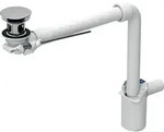 Geberit 152072211 WT Ablauf d32 Raumsparmodell mit - Silber