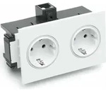 Rehau Steckdose 2-fach SIGNA IN rws BRK 2STD rws/rt