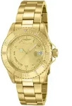 Invicta Pro Diver 12820 Damenuhr - Quarzwerk - Edelstahl mit goldenem...