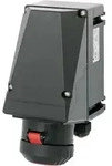 Ceag Sicherheitst. Wandsteckdose 380-415V 5p 16A GHG 511 4506 R0001 - Schwarz