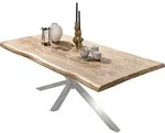 SIT M&ouml;bel Baumkante-Esstisch | 220 x 100 cm | 56 mm Platte Mango natur 