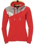 Kempa Core 2.0 Hoodie Red / Dark Grey Melange L - Rot - L
