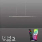 Paul Neuhaus LED Pendelleuchte Q-ARIAN Pendellampe mit beleuchtetem Deckenkasten, CCT