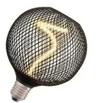 OSRAM DECOR LED Globe mit Spiralfilament 3.5 W, 130lm/1800K aus schwarzem...
