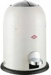 WESCO MINI MASTER M&uuml;lleimer SAND MATT mit 6 Liter Abfallvolumen und Fu&szlig;tritt /