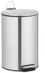 Relaxdays Treteimer 12 Liter, Edelstahl, Abfalleimer mit Inneneimer,...