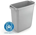 DURABLE Abfallbeh&auml;lter DURABIN 60L, Blauer Engel, 1800503050 grau - Grau