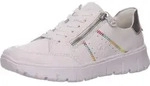 Rieker Sporthalbschuhe Formsohle modisch in weiss/weiss kombi, Gr. 36 - Wei&szlig; - 36