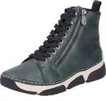 Rieker Damen Schn&uuml;rboots Ziernaht Stiefelette Rei&szlig;verschluss 45920, Gr&ouml;&szlig;e:38 EU,