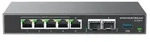5+2P Grandstream GCC6010 UC PoE - Schwarz/Silber