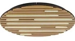 Paul Neuhaus Deckenleuchte Q-AKUSTIK LBH 60x60x6 cm braun Deckenlampe - Braun