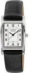 Dugena Damen-Armbanduhr Quadra Artdeco, Quarz, Edelstahlgeh&auml;use, Saphirglas, 5 bar