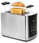 Emerio Toaster mit digitalem Display &ndash; 800 W &ndash; 2 Schlitze &ndash; Auftaufunktion &ndash;