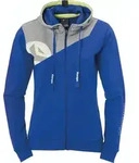 Kempa Core 2.0 Hoodie Royal / Dark Grey Melange L - Blau - L