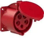 Steckdosenleiste 32A/5B 400V IP44 PCE 325-6 - Rot