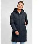 Oxmo OXJuna Damen Wintermantel Parka Mantel mit Kapuze Gummizug