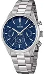 FESTINA Herren-Armbanduhr Timeless Chronograph Quarz Edelstahl silber UF16820/2 -