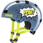 Uvex kid 3, Integralhelm, Hartschalenbau, Glanz - Blau/Wei&szlig;/Gelb