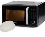 Mikrowelle 1000 Watt 8 Programme, Drehteller Auftaufunktion& Timer Abdeckhaube