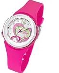 Calypso Damen Uhr Analogico K5576/5 Kunststoff PUR Armbanduhr pink UK5576/5 - Rosa