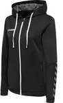 hummel Authentic Polyester Kapuzenjacke Damen black/white XS - Schwarz - XS