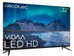 Cecotec 00992, 81,3 cm (32"), 1366 x 768 Pixel, LED, Smart-TV, WLAN, Schwarz -