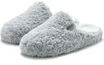 Elbsand Pantolette Hausschuh, Pantoffel, Mule grau Gr&ouml;&szlig;e 39 - Grau - 39