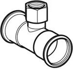 Geberit 31316, Schlauchanschluss, 1/2", Edelstahl