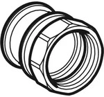 Geberit GE Mapress, Edelstahl, Uebergang, d28mm x Rp1, 1 Stk.