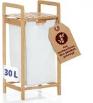 Lumaland 12175, 30 l, Rechteckig, Bambus, Baumwolle, Polyester, Holz, Bambus,...