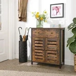 VASAGLE Kommode Sideboard, mit Regalebene und Schublade, 70 x 30 x 80 cm - Braun