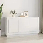 vidaXL Sideboard Wei&szlig; 102x35x55 cm Holzwerkstoff - Wei&szlig;